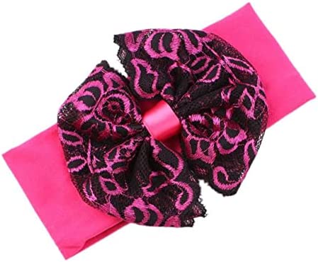 Stopdita Baby Unisex Accessories Headband Lace Baby Knot Hair Baby Care Box (Blue,Purple,White,HotPi