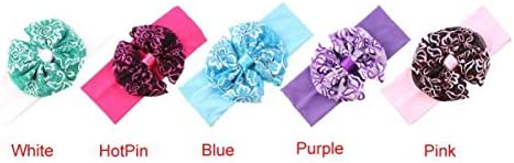 Stopdita Baby Unisex Accessories Headband Lace Baby Knot Hair Baby Care Box (Blue,Purple,White,HotPi