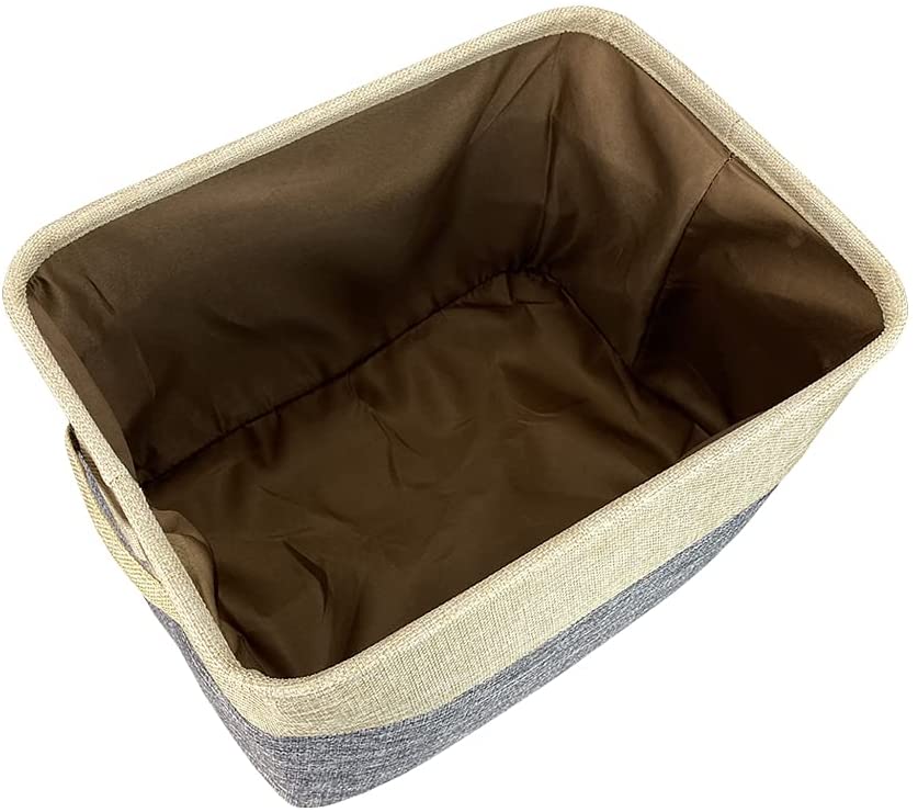 MALIHONG Personalized Foldable Storage Basket with Cute Dog French Bulldog Collapsible Sturdy Fabric