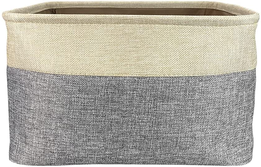 MALIHONG Personalized Foldable Storage Basket with Cute Dog French Bulldog Collapsible Sturdy Fabric