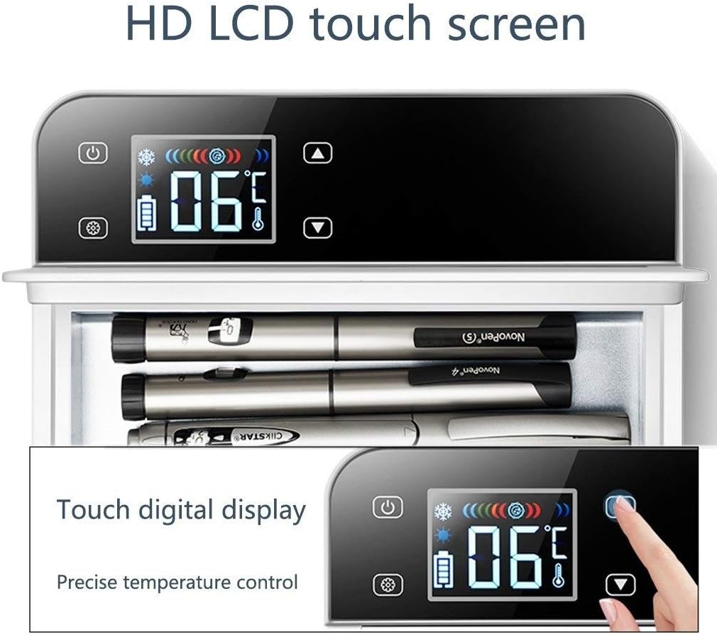 Ww Portable Insulin Fridge Cooler Travel Case Large Capacity Refrigerator with Lithium battery1 - Tr