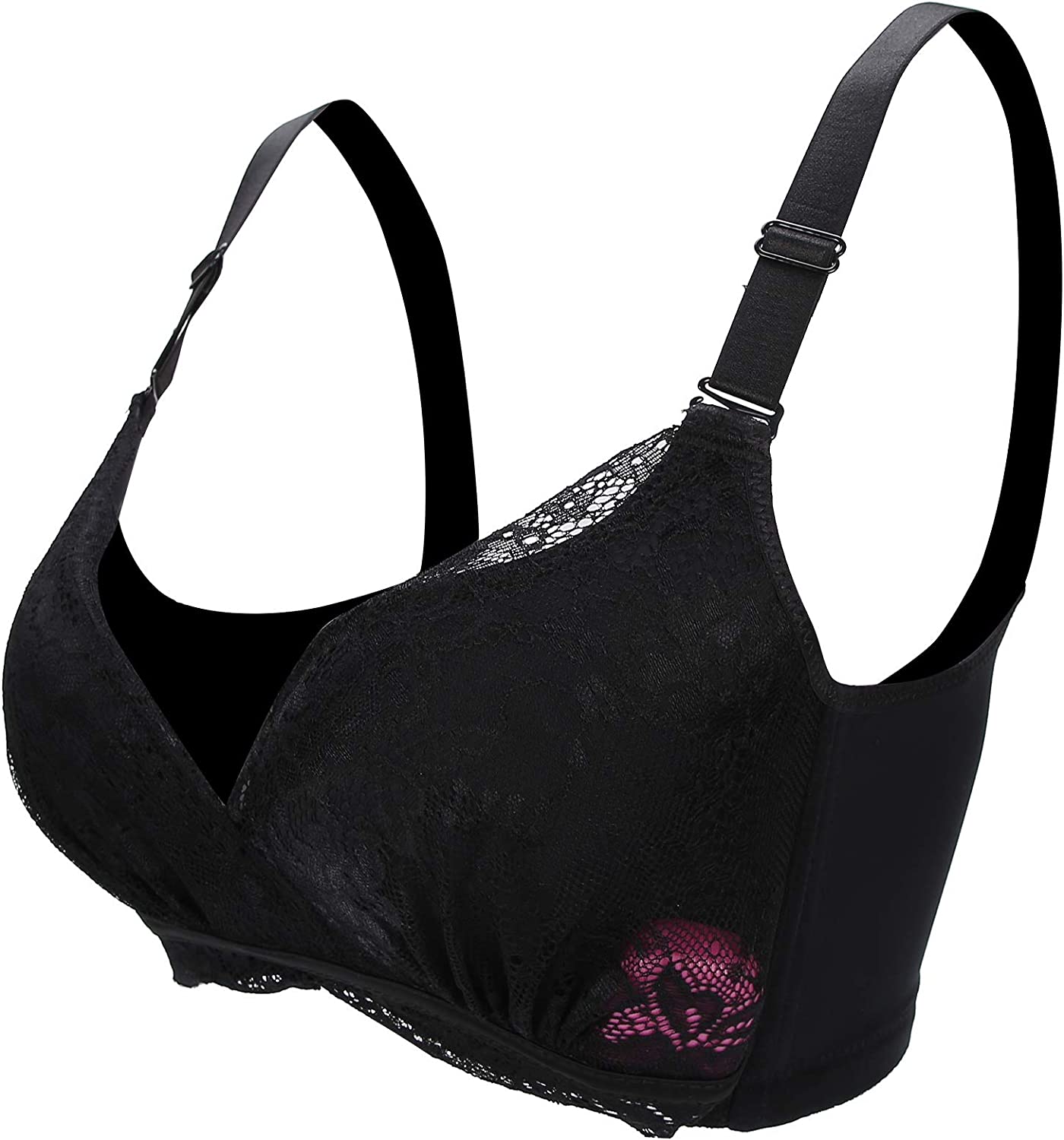 Electric Breast Massage Bra, Constant Temperature Hot Compress Vibration Wireless Shaping Electronic