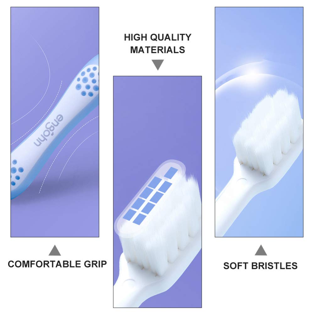 Kisangel Children Extra Soft Toothbrush Gums Care Toothbrush Anti-slip Handle Toothbrush for Kids
