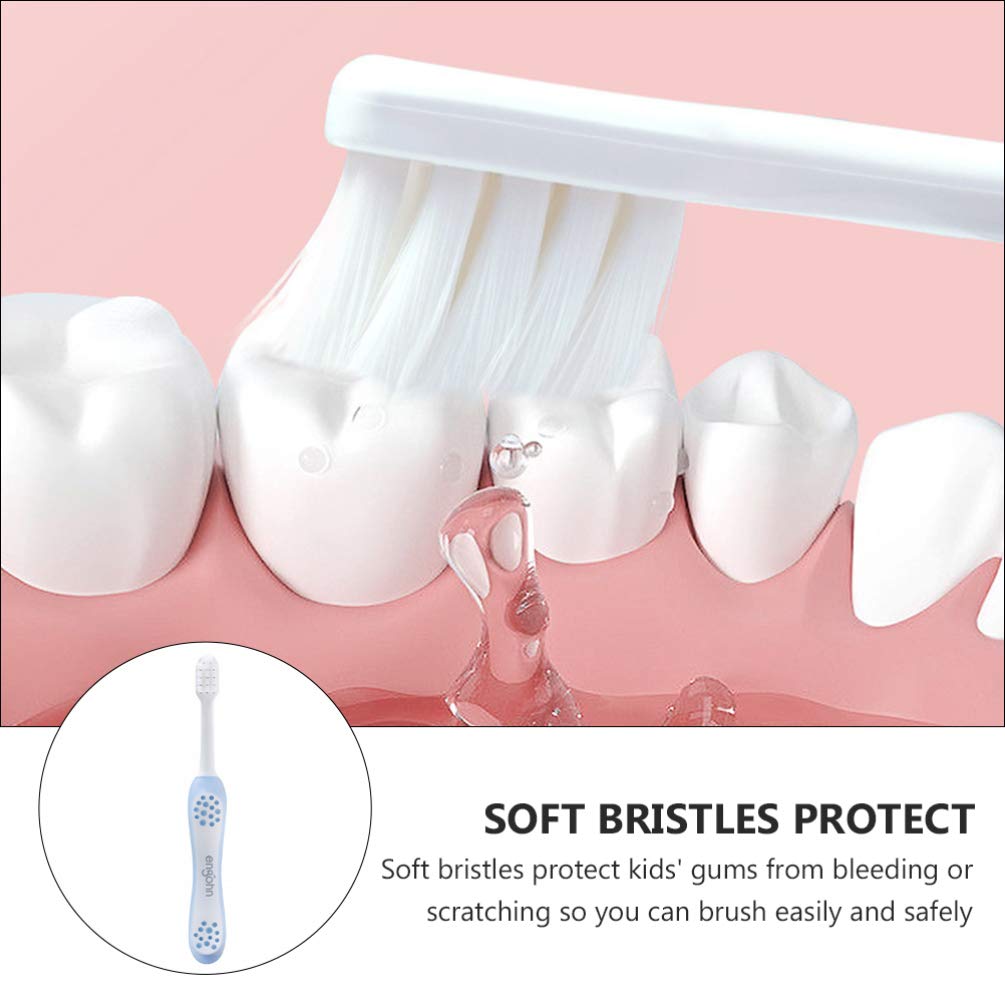 Kisangel Children Extra Soft Toothbrush Gums Care Toothbrush Anti-slip Handle Toothbrush for Kids