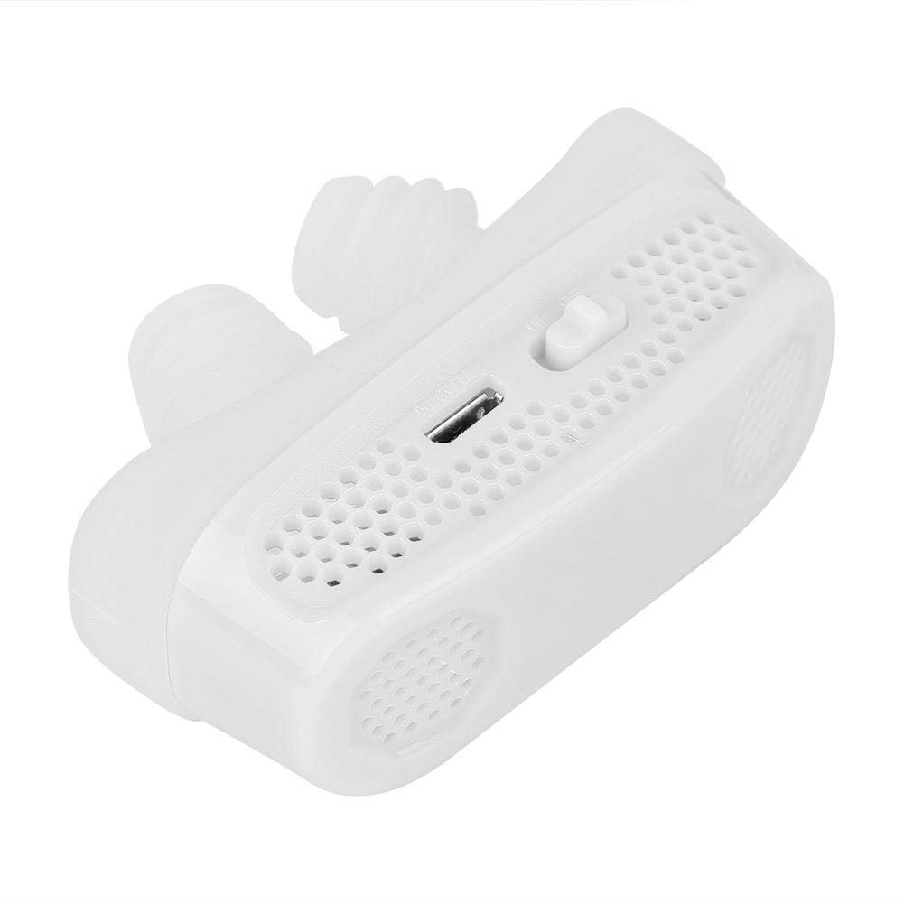 Qkiss USB Anti Snoring Device, Anti Snoring Nasal Dilator, Anti Snoring Respirator(White)