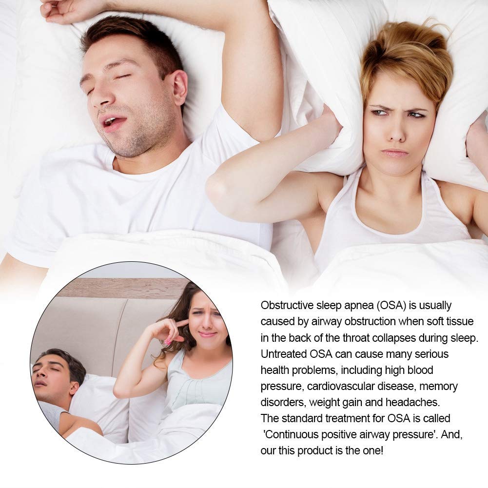 Qkiss USB Anti Snoring Device, Anti Snoring Nasal Dilator, Anti Snoring Respirator(White)