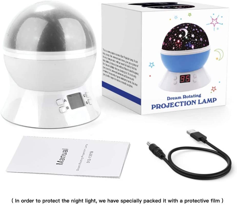 Girls Toys Age 6-8 ,ANTEQI Star Projector Night Lights Birthday Gifts for 2 3 5+ Year Old Girls Boys