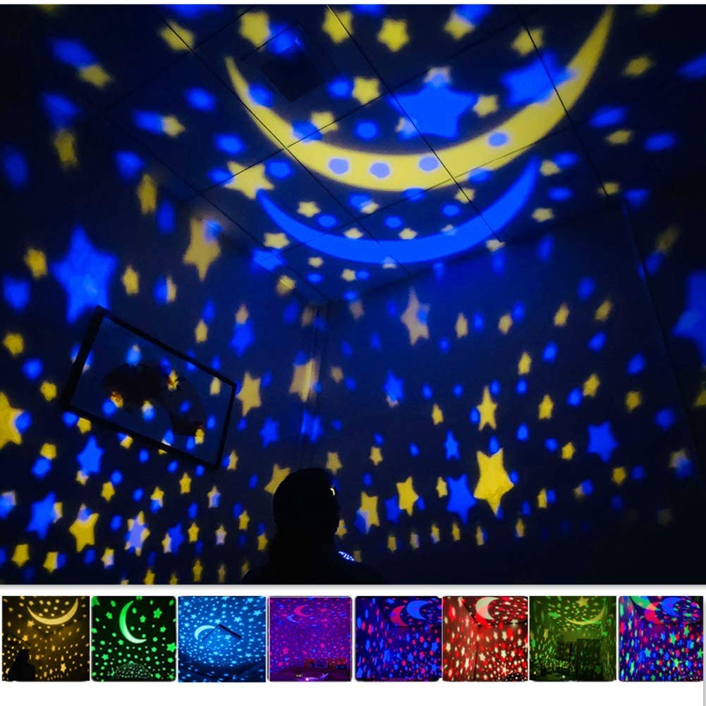 Girls Toys Age 6-8 ,ANTEQI Star Projector Night Lights Birthday Gifts for 2 3 5+ Year Old Girls Boys