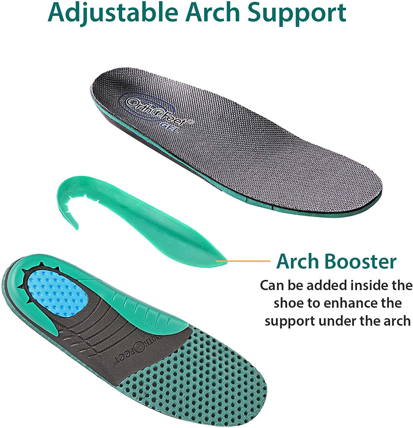Orthofeet Ideal for Plantar Fasciitis, Foot and Heel Pain Relief. Extended Widths. Orthopedic Walkin