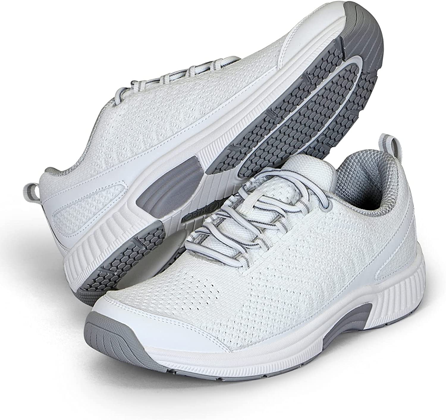 Orthofeet Ideal for Plantar Fasciitis, Foot and Heel Pain Relief. Extended Widths. Orthopedic Walkin