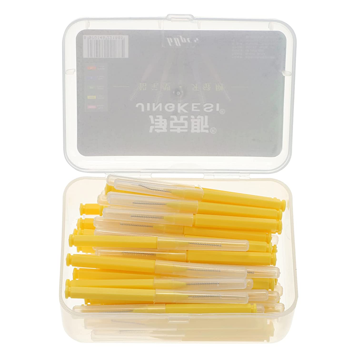 EXCEART 60 Pcs Interdental Brush Toothpick Wider Spaces Dental Picks Between Teeth Cleaner Deep Clea