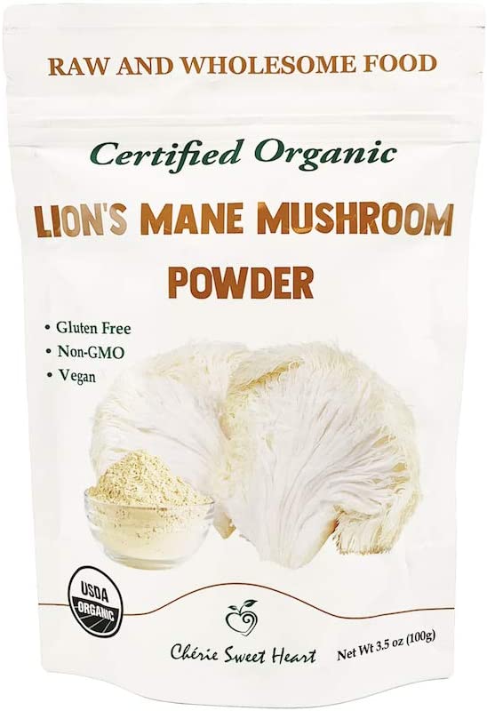 Cherie Sweet Heart Organic Mushroom Powder, Lion