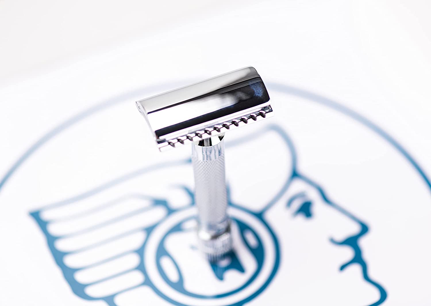 Merkur Mk34c Double Edge Razor with Heavy Duty Short Handle