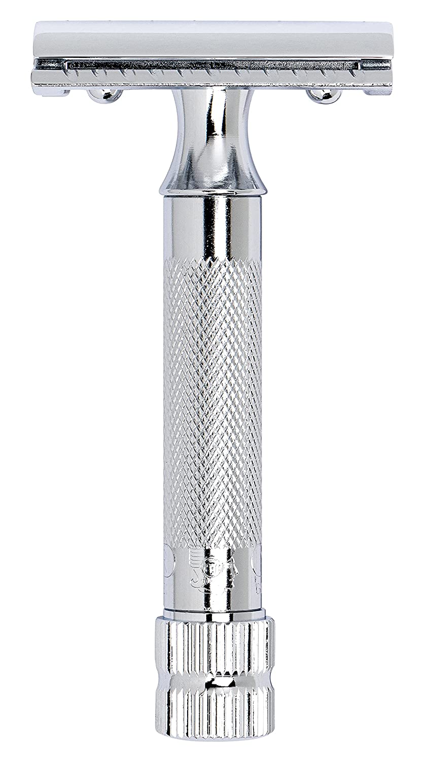 Merkur Mk34c Double Edge Razor with Heavy Duty Short Handle