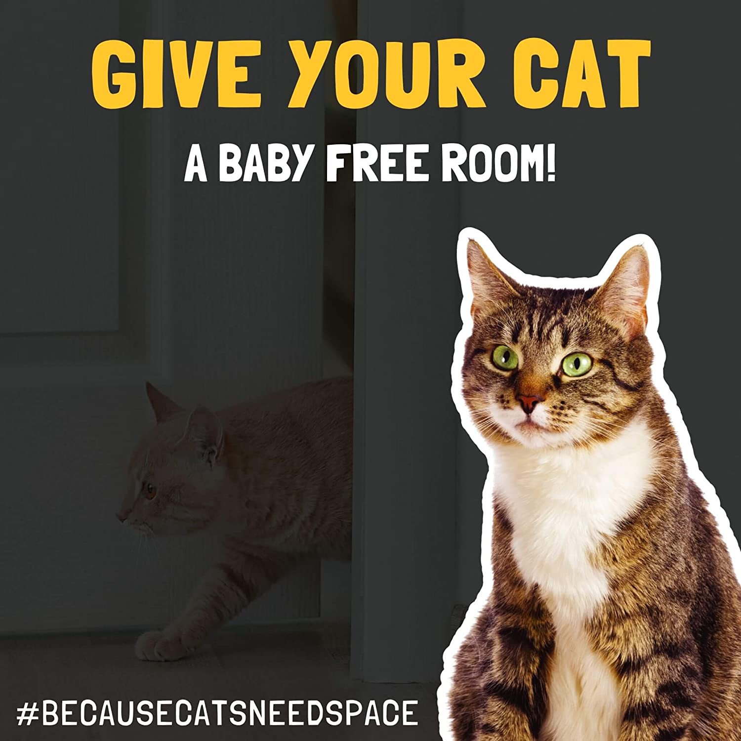 Door Buddy Child Proof Door Lock and Foam Baby Door Stopper. Baby Proofing Doors Made Simple with Ea