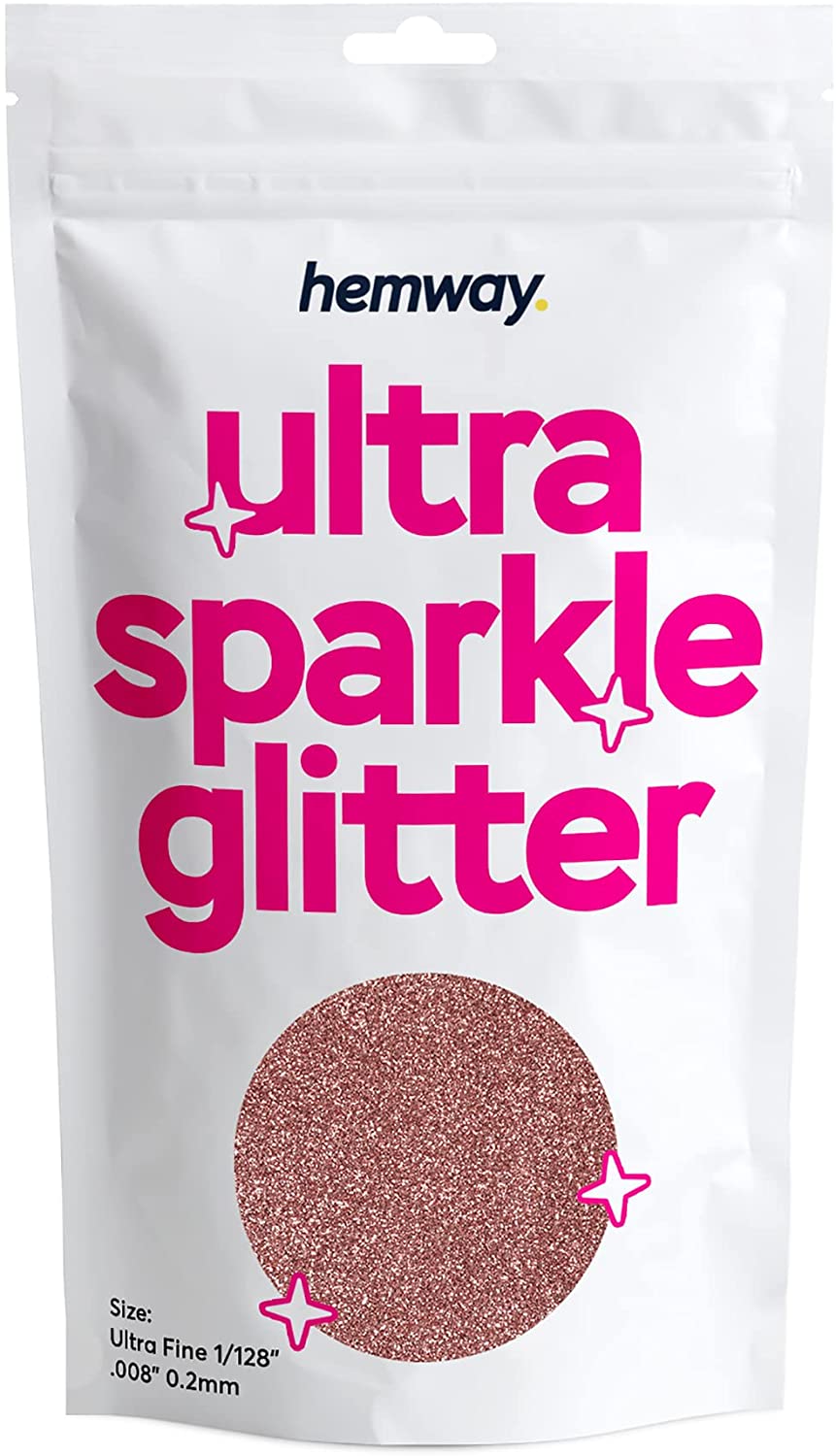 Hemway Premium Ultra Sparkle Glitter Multi Purpose Metallic Flake for Arts Crafts Nails Cosmetics Re