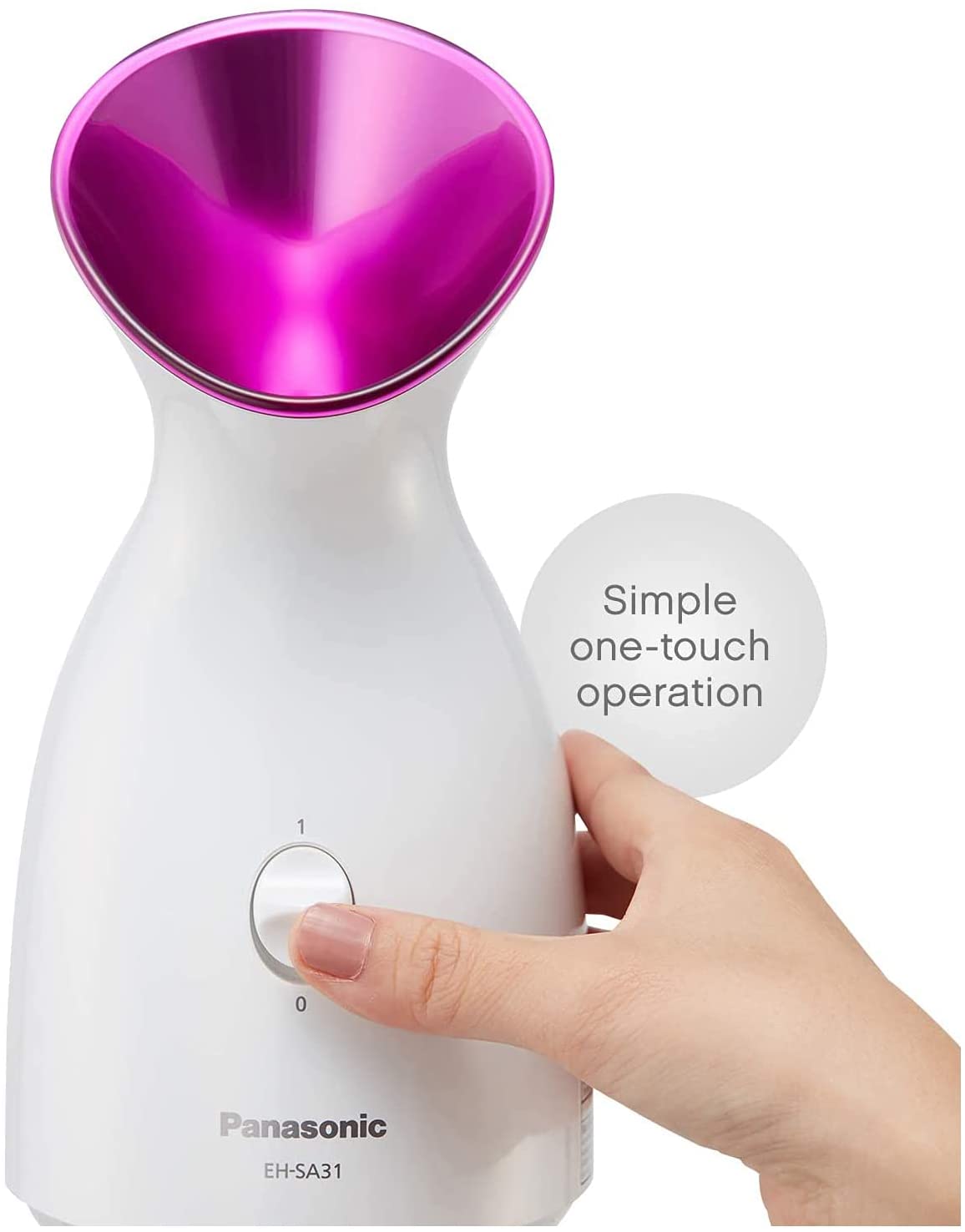 Panasonic Nano Ionic Compact Design with One-Touch Operation Facial Steamer with Ultra-Fine Steam - 