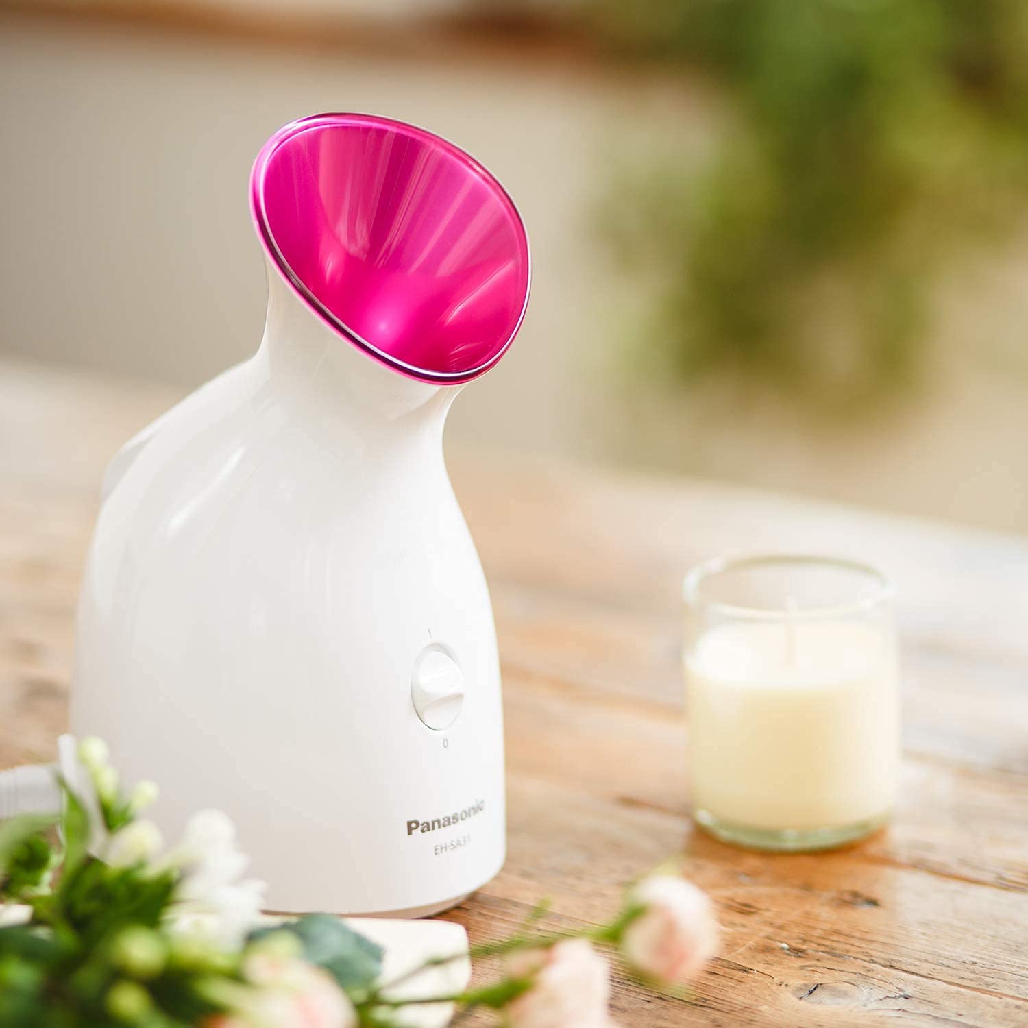 Panasonic Nano Ionic Compact Design with One-Touch Operation Facial Steamer with Ultra-Fine Steam - 