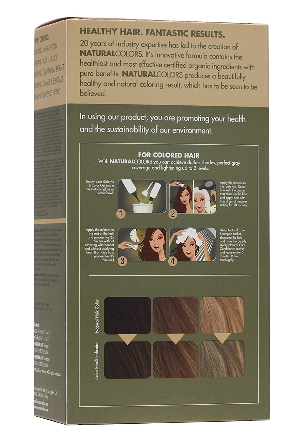 ONC NATURALCOLORS (10C Light Ash Blonde) 4 fl. oz. (120 mL) Healthier Permanent Hair Dye with Certif