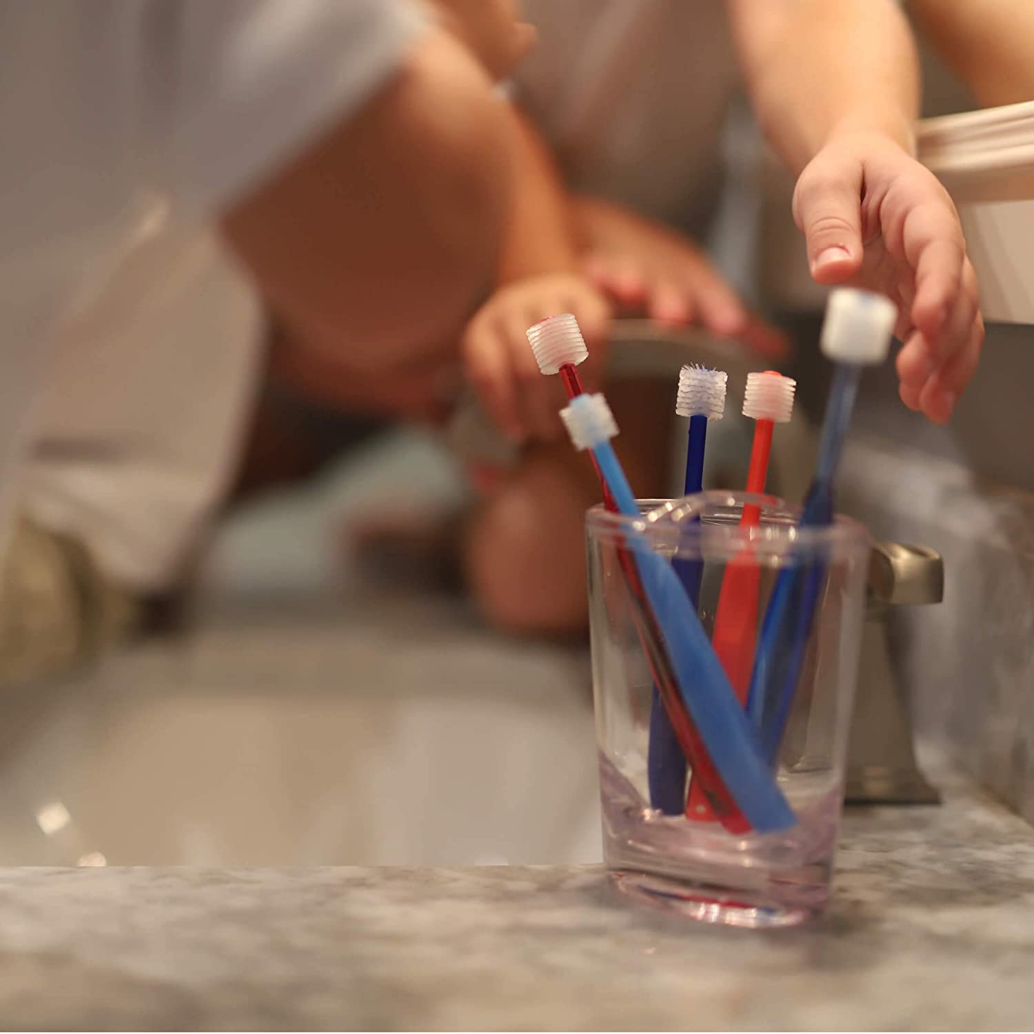 Brilliant Child Toothbrush by Baby Buddy - Ages 2-5 Years, When Molars Appear, Micro Bristles Clean 