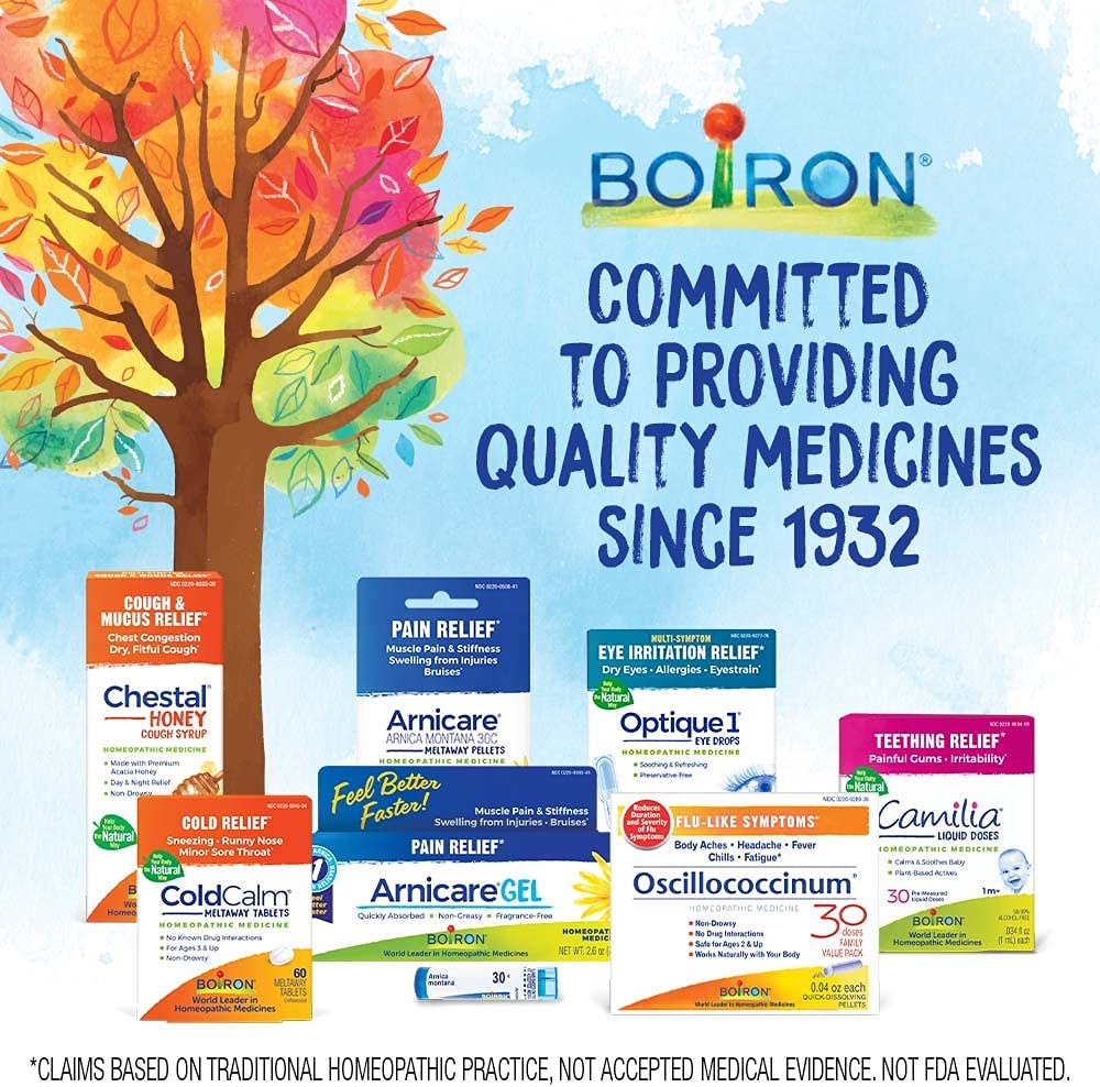 Boiron ColdCalm Kids Single-Use Drops for Relief from Cold Symptoms of Sneezing, Runny Nose, and Nas