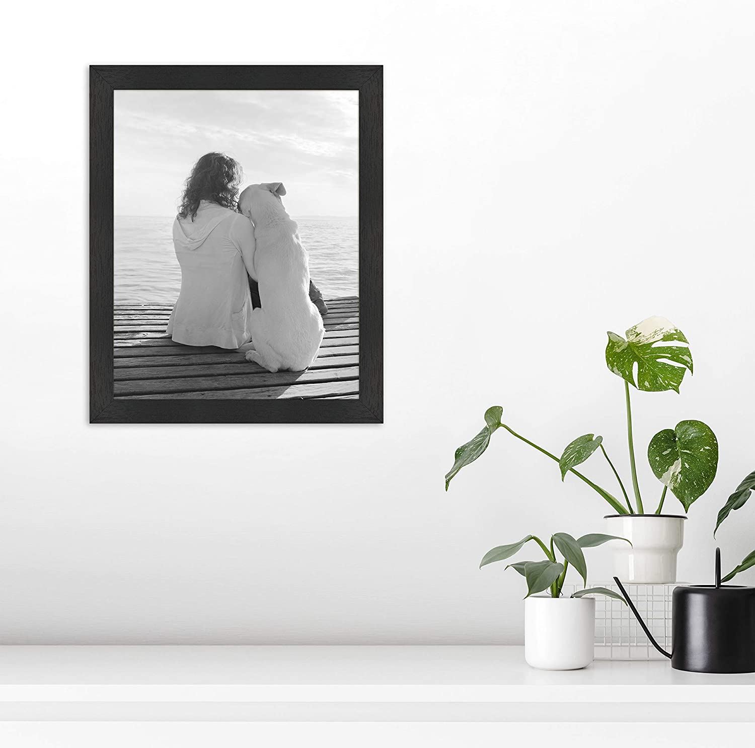 MCS Essential Frame, Black Woodgrain, 8 x 10 in, 12 pk