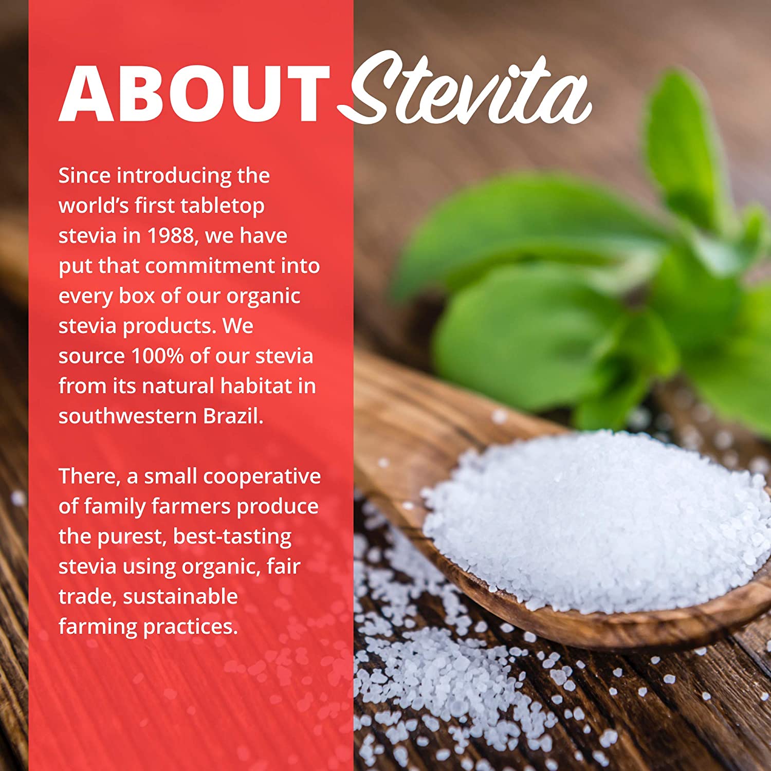 Stevita Organic Liquid Stevia - 3.3 oz - All-Natural Sweetener, Zero Calories - USDA Organic, Non-GM