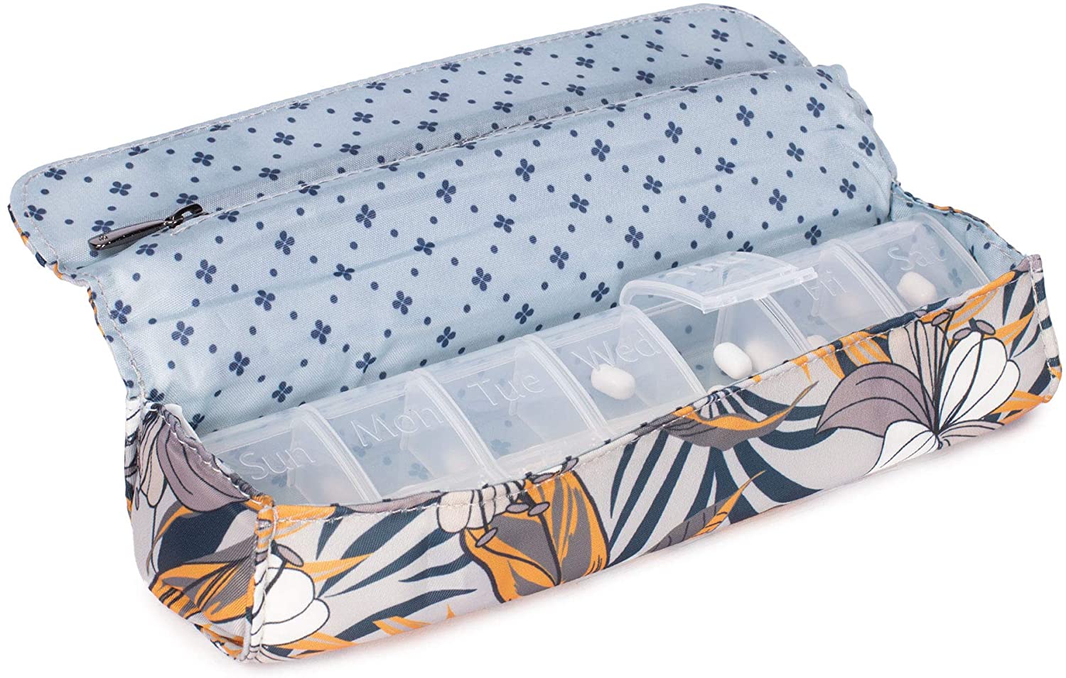 Lug Choo Pill Organizer, Lily Grey, One Size