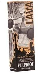 Pulp Riot Semi-Permanent Neon Hair Color 4oz- Lava .2 pack