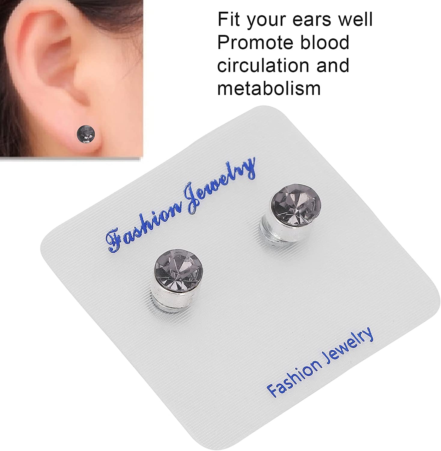 Weight Loss Earrings, Slimming Earrings Stimulating Acupoints Ear Studs Healthcare for Reduce Acne f