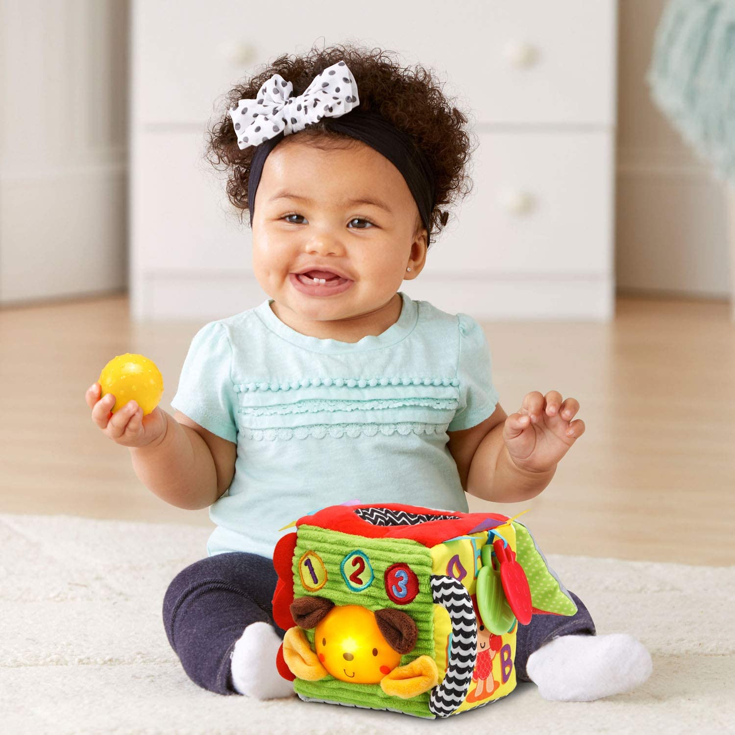 VTech Soft and Smart Sensory Cube, Multicolor