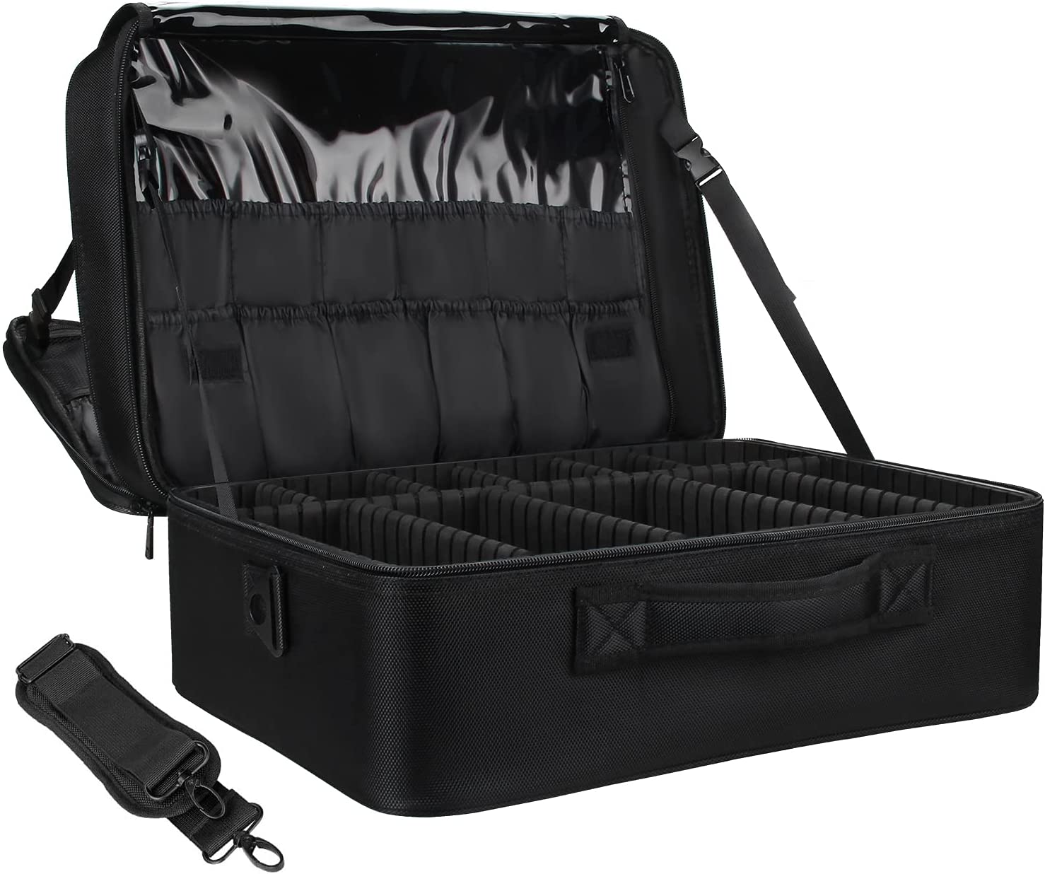 Extra-large Makeup Case, a Must for Double-layer Travel, a Storage Case for Professional Makeup Arti