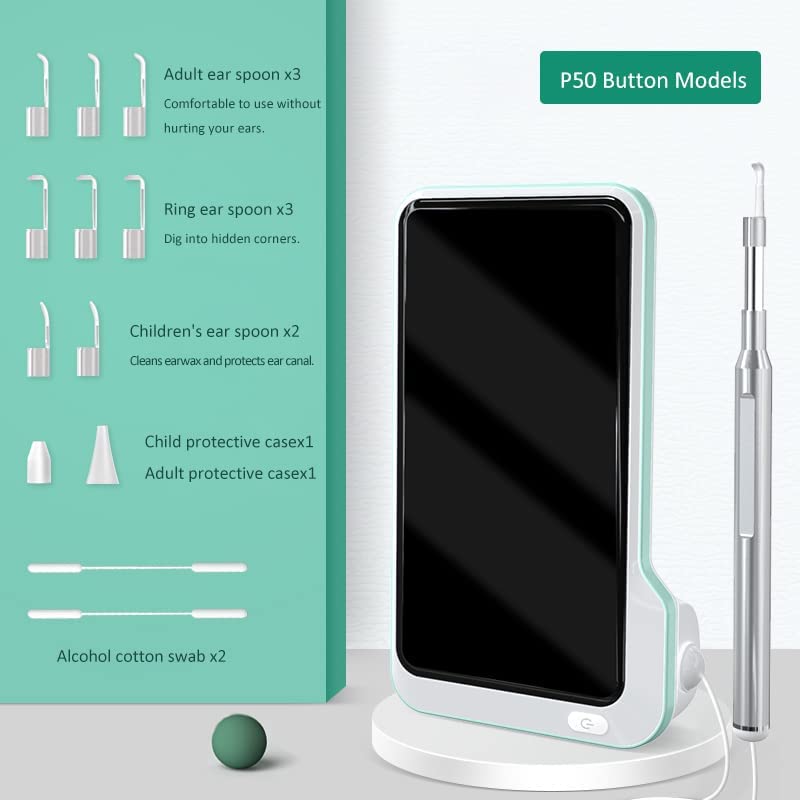 Ear Wax Removal Tool Camera Smart Visual Ear Wax Cleaner 5 Million HD Visual Ear Pick Luminous Ear