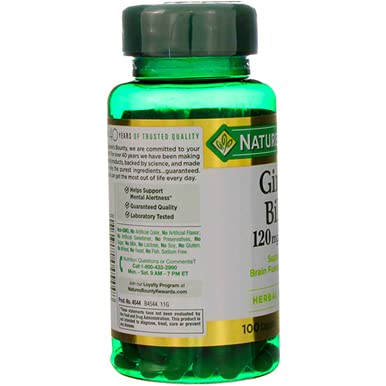 Nb Ginko Biloba 120mg Size 100ct