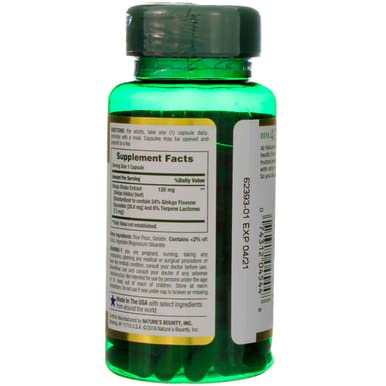 Nb Ginko Biloba 120mg Size 100ct