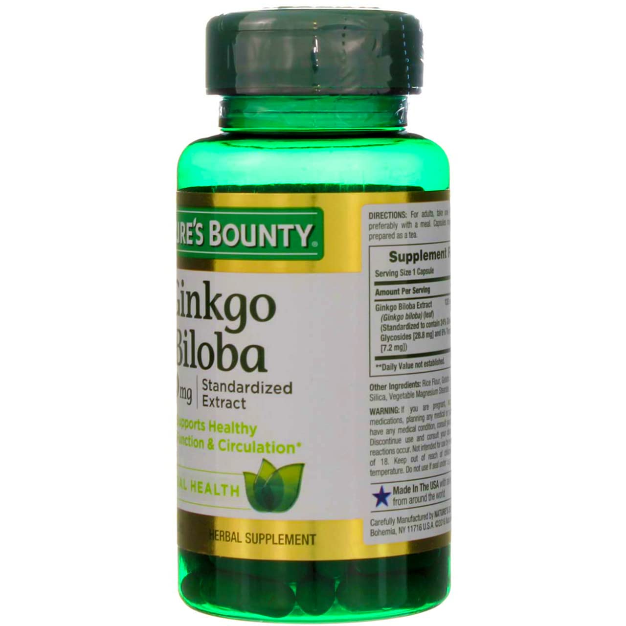 Nb Ginko Biloba 120mg Size 100ct
