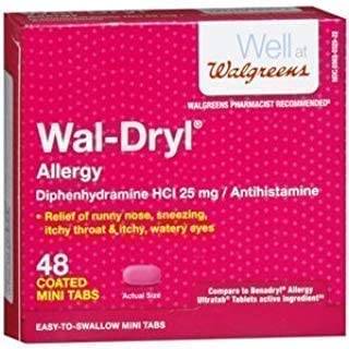 Walgreens Wal-dryl Allergy Relief, Mini-Tabs - 48 count box