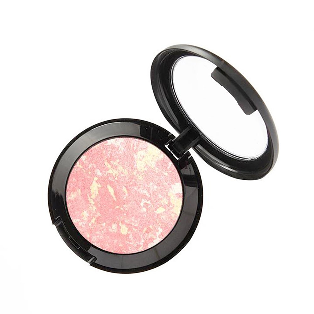 Mallofusa Baked Blush Palette Makeup Blushes Powder With Brush 0.26 oz (#7)