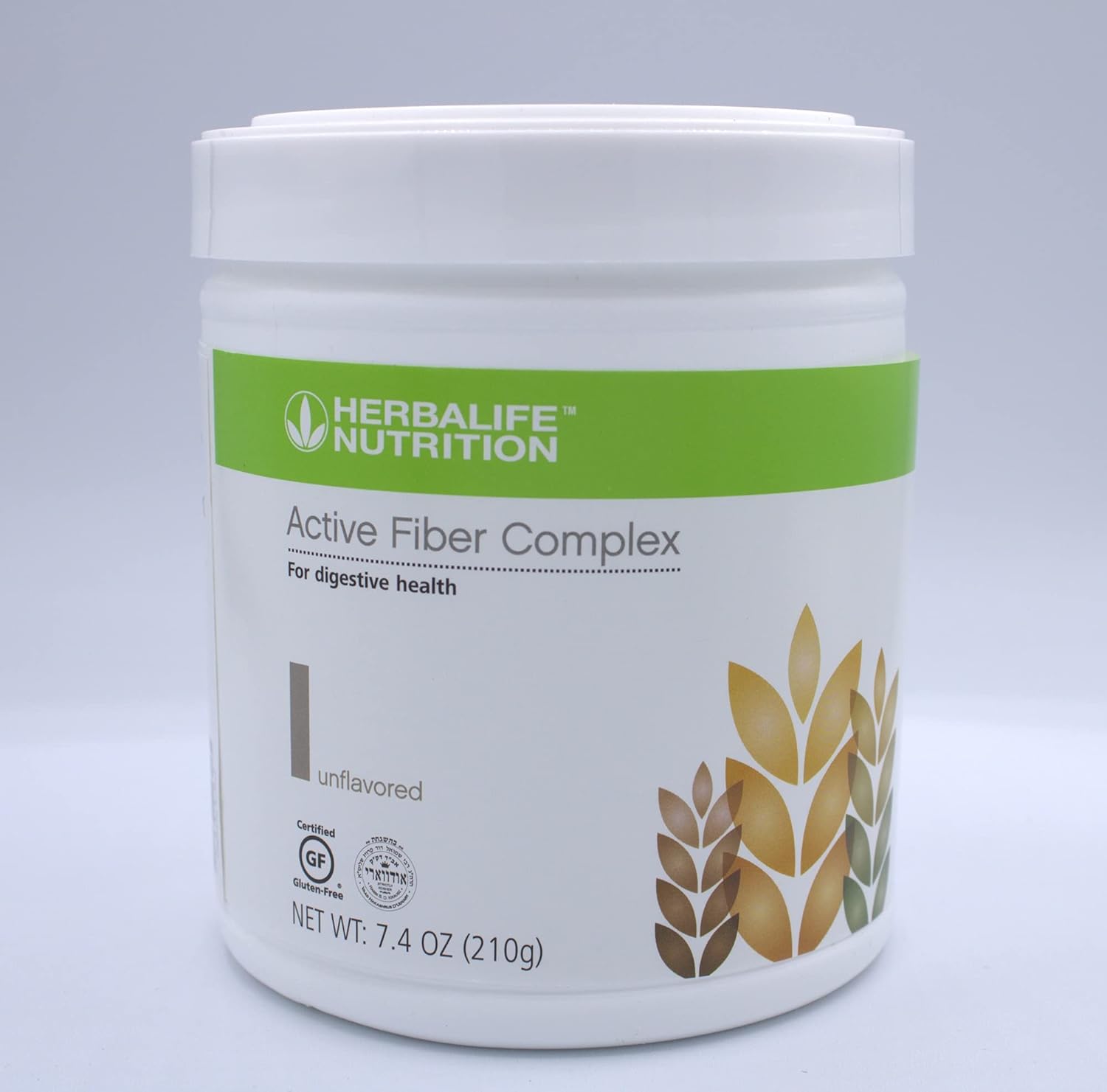HERBALIFE Unflavored Active Fiber Complex: (210g) 7.4 Oz. for Digestive Health, Natural Flavor, Glut