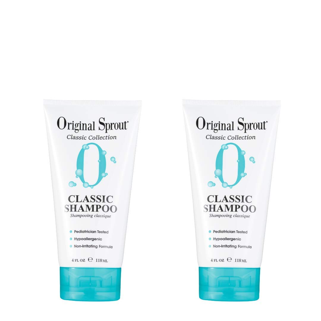 Original Sprout Classic Shampoo. Sulfate Free Shampoo for Classic Hair Care. 4 Ounces. 2 Pack. (Pack