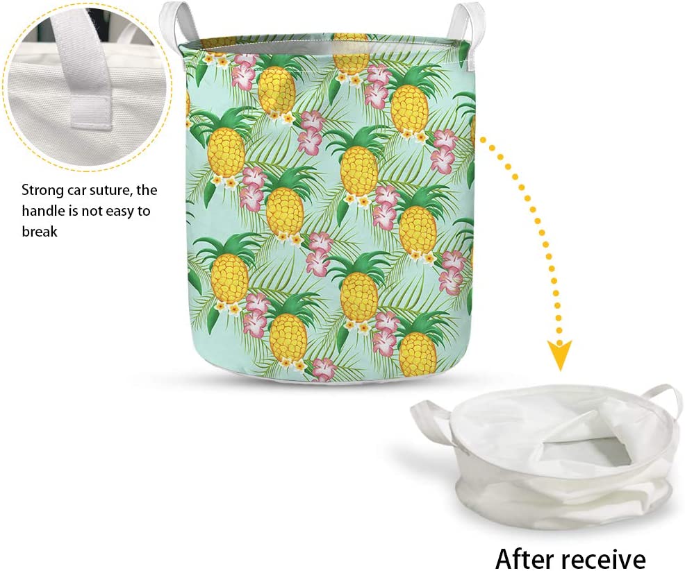 Xhuibop Laundry Basket Collapsible Large Capacity for Bathroom Soft Laundry Hamper with Handles Snow