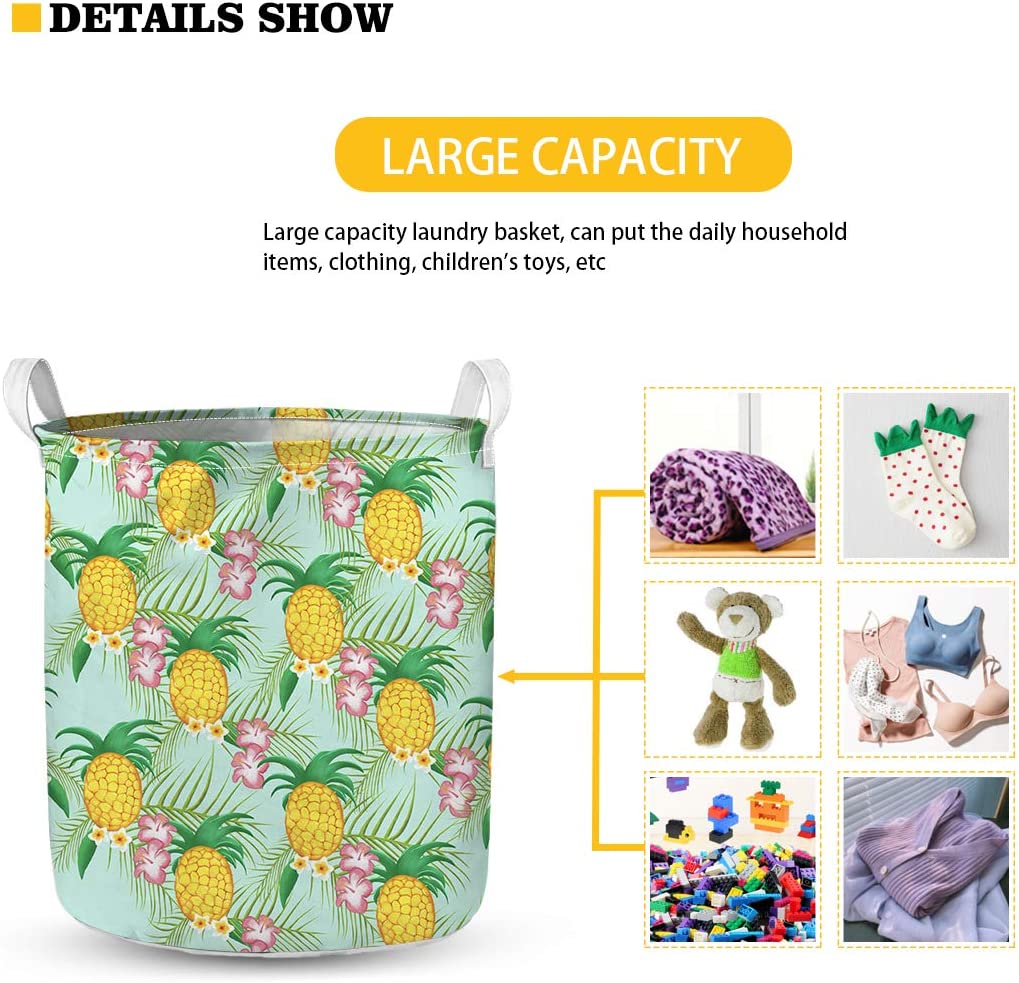 Xhuibop Laundry Basket Collapsible Large Capacity for Bathroom Soft Laundry Hamper with Handles Snow