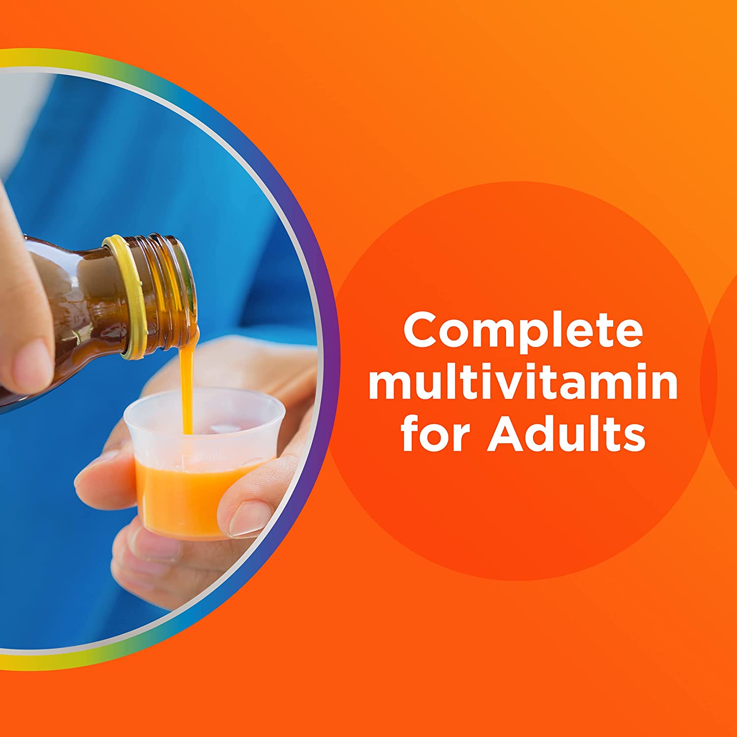 Centrum Liquid Multivitamin for Adults, Multivitamin/Multimineral Supplement with B Vitamins and Ant