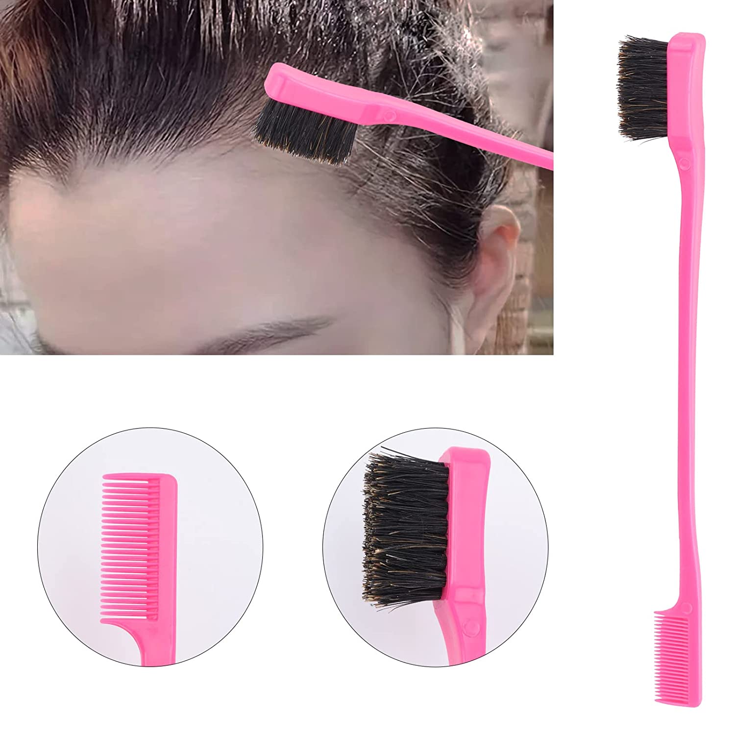254 PCS Loc Hair Jewelry for Women Braids, Dreadlock Accessories with Box and Edge Brush Metal Slive