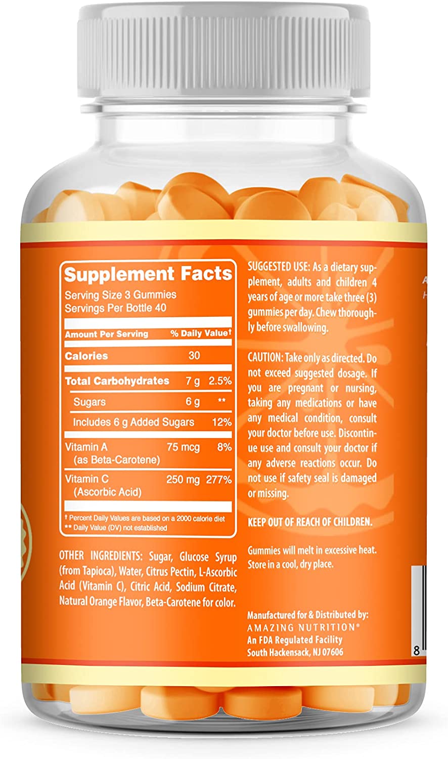 Quercetin Bromelain + Vitamin C Gummies (2 Products) | Amazing Nutrition