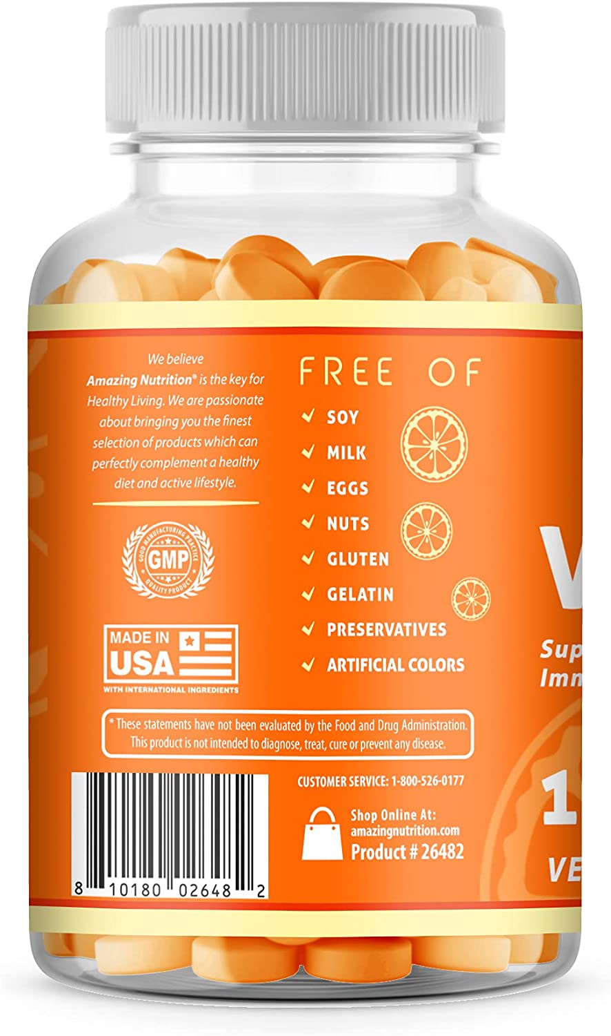 Quercetin Bromelain + Vitamin C Gummies (2 Products) | Amazing Nutrition