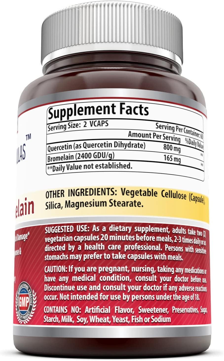 Quercetin Bromelain + Vitamin C Gummies (2 Products) | Amazing Nutrition