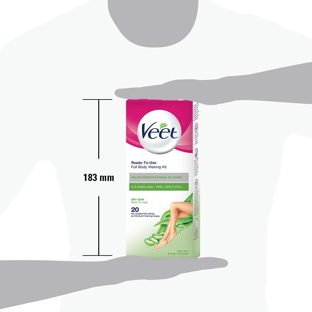 Veet Full Body Waxing Kit - Dry Skin (Pack of 1)