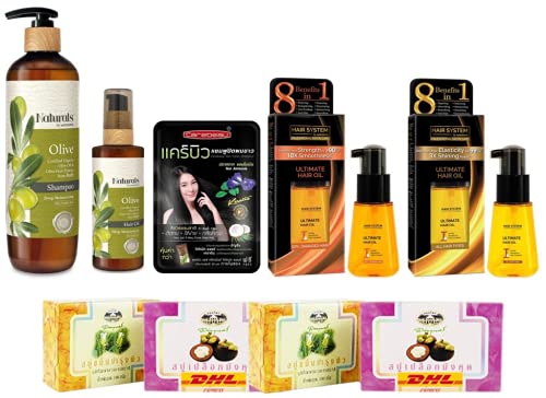 Set A02 Natural by Watsons Olive Shampoo 490ml Hair System by Watsons Ultimate Hair DHL EXPRESS By T