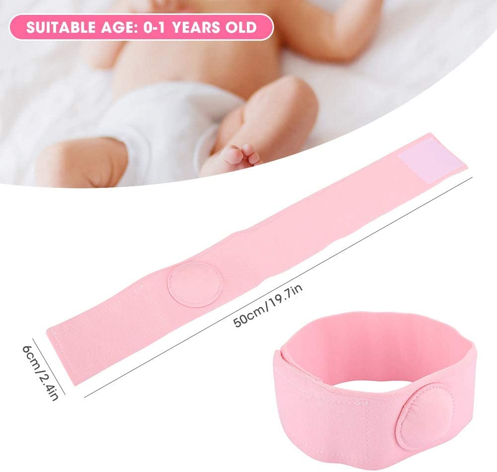 Umbilical Hernia Belt, Baby Belly Button Band, 2pcs Children Infant Baby Umbilical Hernia Belt, Infa
